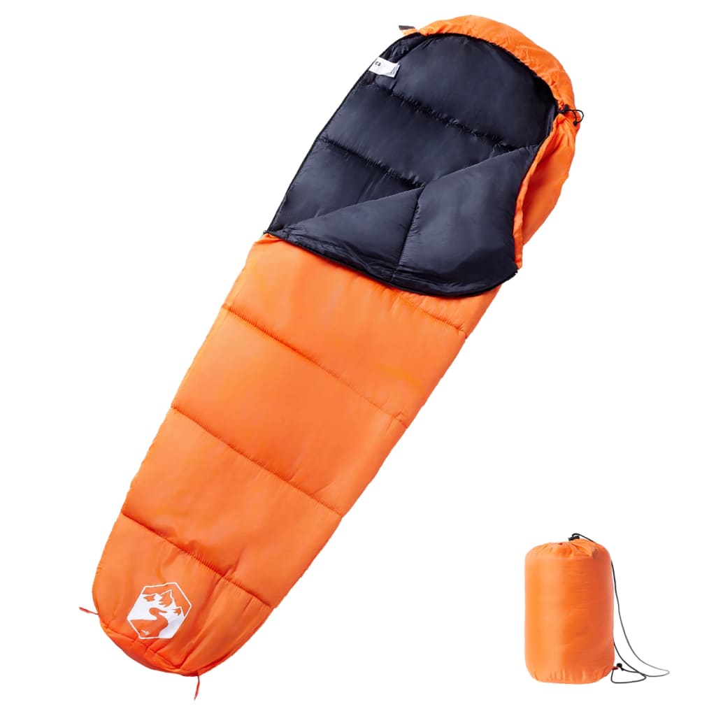 vidaXL Sac de dormit tip mumie pentru adulți de camping, 3 anotimpuri