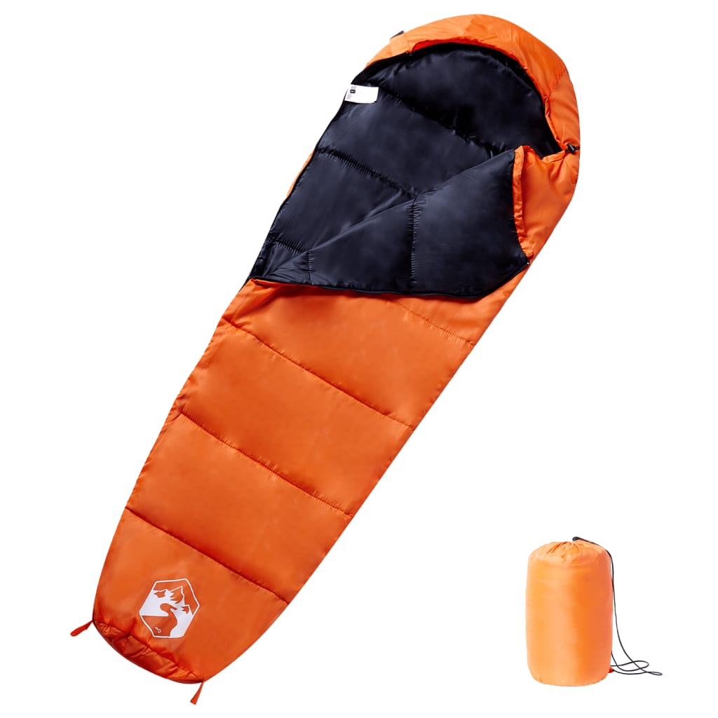 vidaXL Sac de dormit tip mumie pentru adulți de camping, 3 anotimpuri