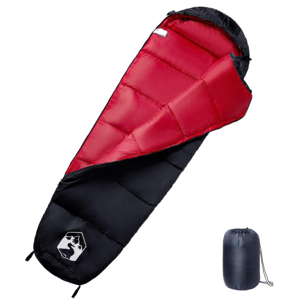 vidaXL Sac de dormit tip mumie pentru adulți de camping, 3 anotimpuri