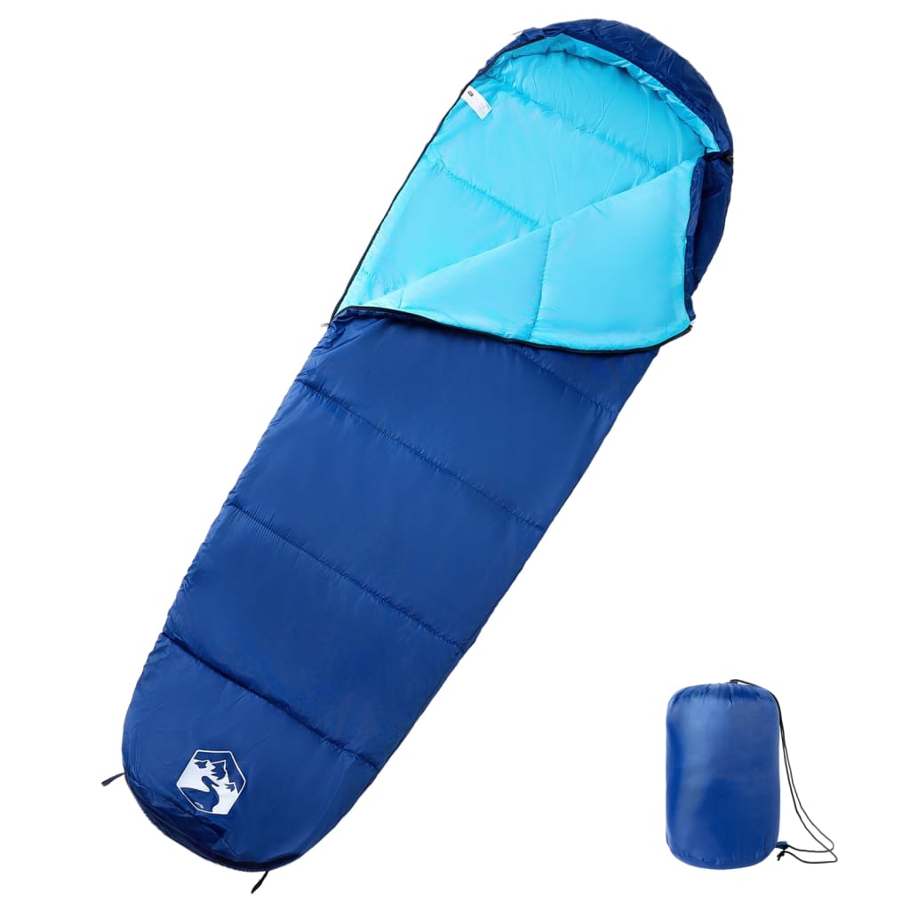 vidaXL Sac de dormit tip mumie pentru adulți de camping, 3 anotimpuri