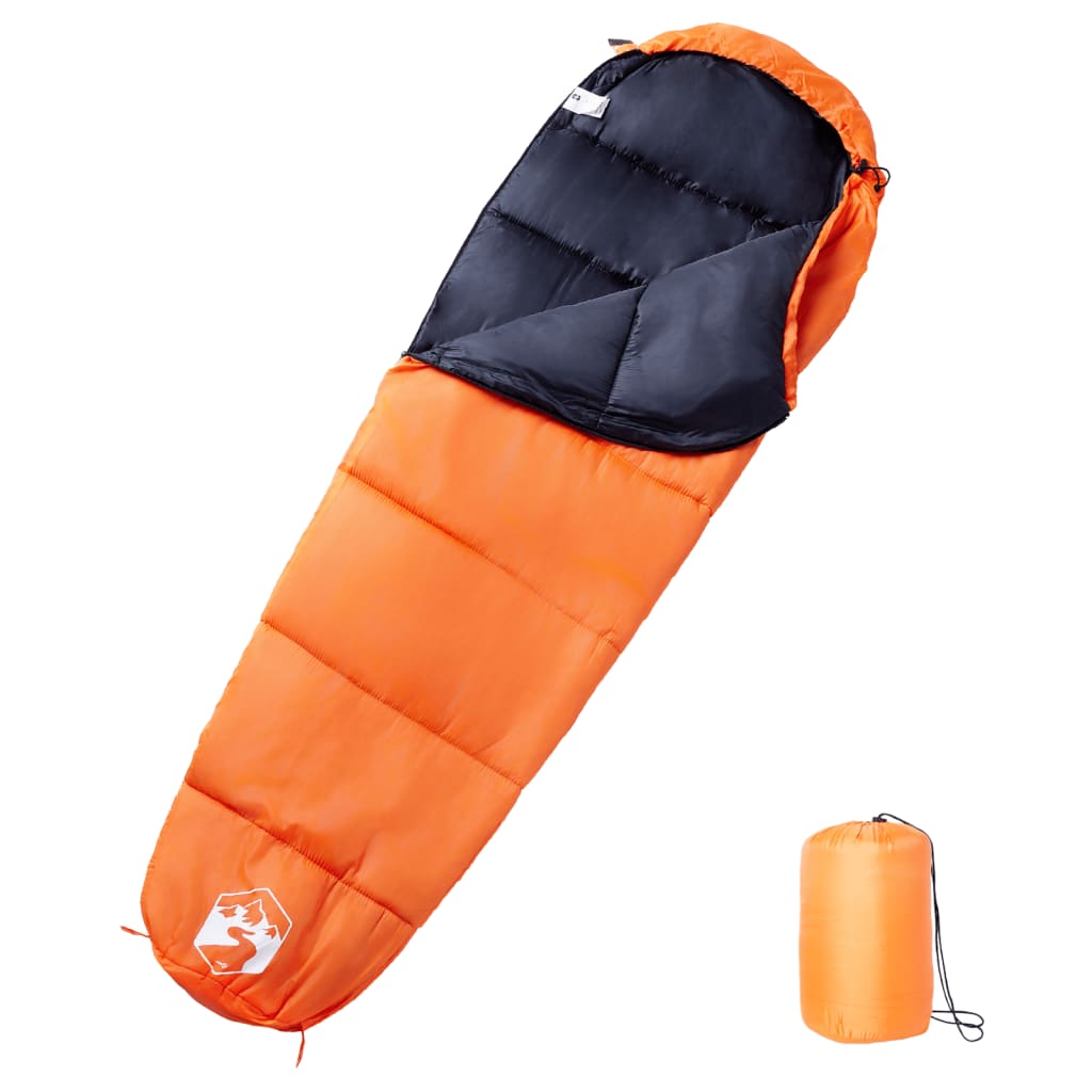 vidaXL Sac de dormit tip mumie pentru adulți de camping, 3 anotimpuri