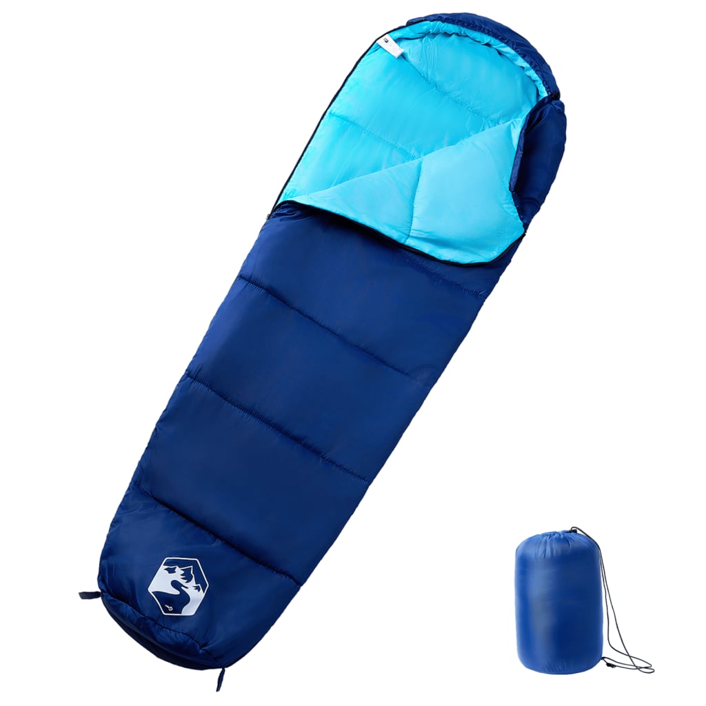 vidaXL Sac de dormit tip mumie pentru adulți de camping, 3 anotimpuri