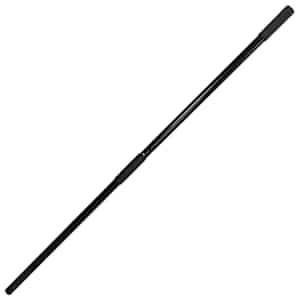 vidaXL s&otilde;nnikuhargi vars, &Oslash;3,5 x 127,5 cm, must, teras