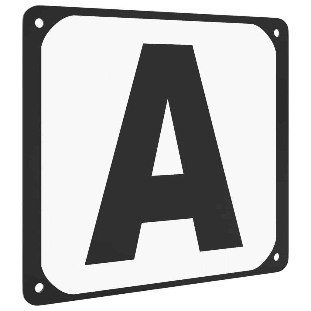 vidaXL Dressuurletters 12 st staal afbeelding