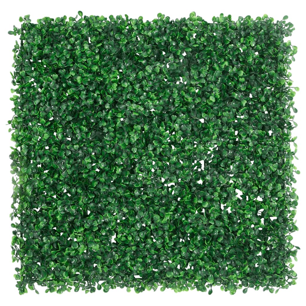 Cerca de hojas de arbusto artificial panel de plantas decorativas al aire libre 24 piezas verde vidaXL - Imagen 24 de 28