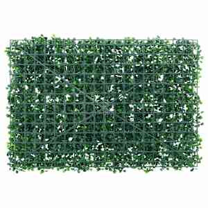 Umělý plot z listnatého keře 24 ks zelený 40 x 60 cm - obrázek 4