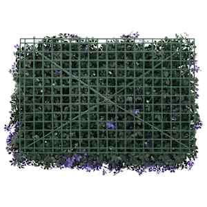 Umělý listnatý plot 24 ks fialový 40 x 60 cm - obrázek 4