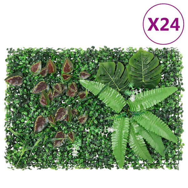 &nbsp;vidaXL kunsttaimedega tara&nbsp;24 tk, roheline, 40 x 60 cm