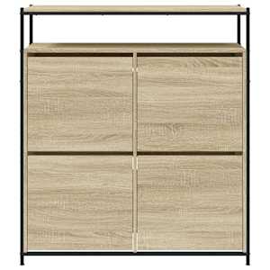 Botník se 4 výklopnými zásuvkami dub sonoma 100 x 34 x 112 cm - obrázek 6