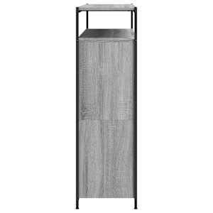 Botník se 4 výklopnými zásuvkami šedý sonoma 100 x 34 x 112 cm - obrázek 7