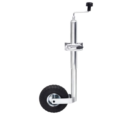 vidaXL Roue jockey 48 mm avec 1 pince divis&eacute;e et des cales de roue