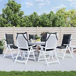 Blazine za stole 6 kosov antracit oxford tkanina