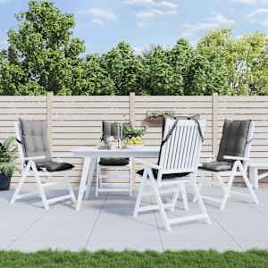 Blazine za stole 4 kosi siva oxford tkanina