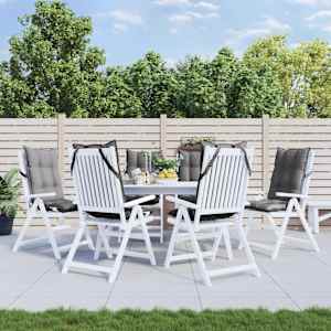 Blazine za stole 6 kosov siva oxford tkanina