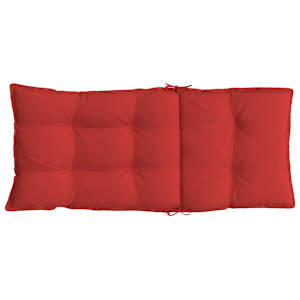 Podušky na židli s vysokým opěradlem 2 ks červené látka oxford - obrázek 7
