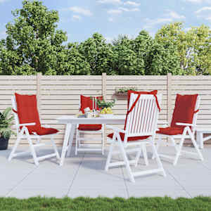 Blazine za stole 4 kosi rdeča oxford tkanina