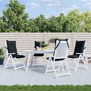 Blazine za stole 4 kosi črna oxford tkanina