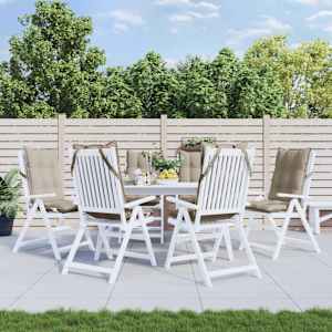 Blazine za stole 6 kosov taupe oxford tkanina