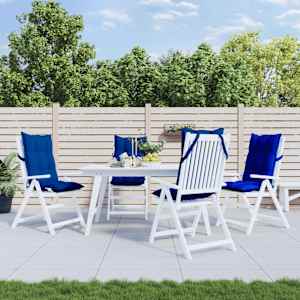 Blazine za stole 4 kosi kraljevsko modra oxford tkanina