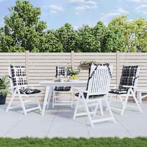 Blazina za stol 4 kosi siva karirasta oxford tkanina