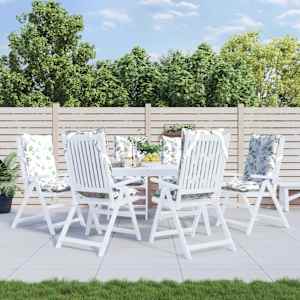 Blazine za stole 6 kosov vzorec listov oxford tkanina