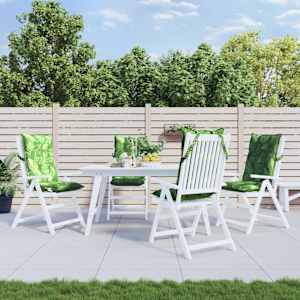 Blazine za stole 4 kosi vzorec listov oxford tkanina