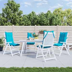 Blazine za stole 4 kosi turkizna oxford tkanina