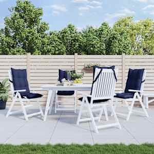 Blazina za stol 4 kosi mornarsko modra oxford tkanina