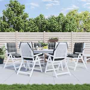 Blazina za stol 6 kosov antracitna oxford tkanina