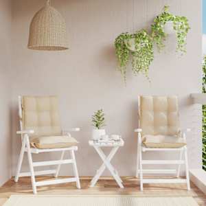 Blazina za stol 2 kosa bež oxford tkanina