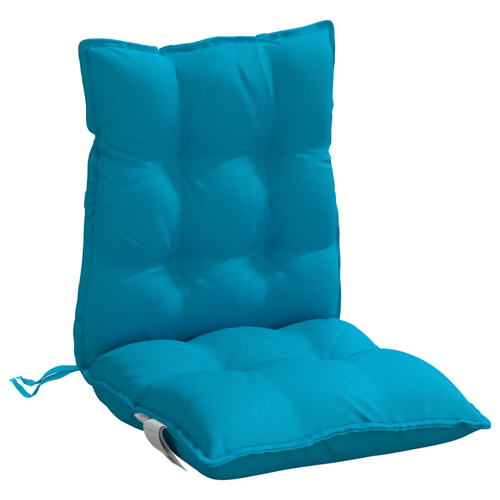 vidaXL Stoelkussens 2 st lage rug oxford stof lichtblauw blauw, foto 2
