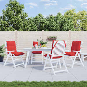 Blazina za stol 4 kosi rdeča oxford tkanina