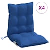 vidaXL V&auml;li patja 4 tk Kuninglik sinine 100 x 50 x 7 cm