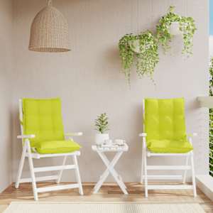 Blazina za stol 2 kosa živo zelena oxford tkanina