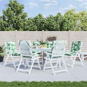 Blazine za stole 6 kosov vzorec listja oxford blago