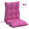 vidaXL V&auml;li patja 4 tk Roosa 100 x 50 x 7 cm