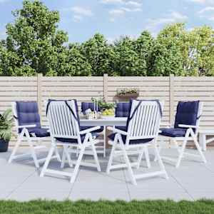 Blazina za stol 6 kosov mornarsko modra oxford tkanina