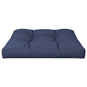 Poduška na palety námořnicky modrá 70 x 70 x 12 cm textil - obrázek 5