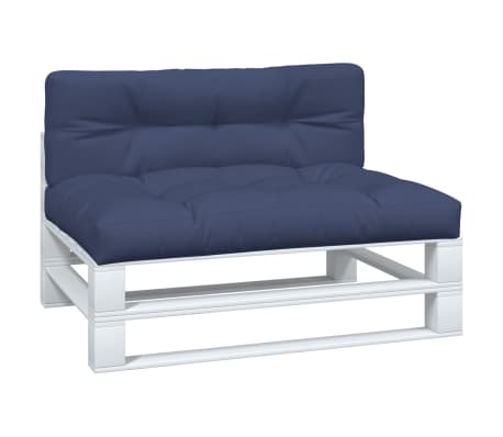 vidaXL Perne de paleți, 2 buc., bleumarin, material textil