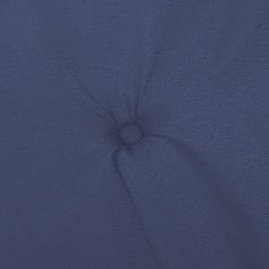 Podušky na židli s nízkým opěradlem 2 ks námořnická modř textil - obrázek 8