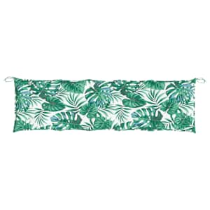 Podušky na zahradní lavici 2 ks vzor listů 180x50x7 cm oxford - obrázek 6