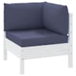 Palletkussens 4 st 50x50x7 cm oxford stof zwart | -nl