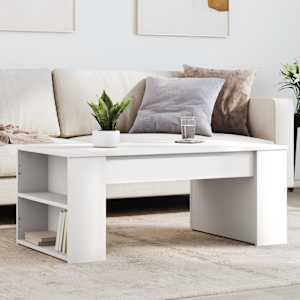 Konferenční stolek bílý 102 x 55 x 42 cm kompozitní dřevo