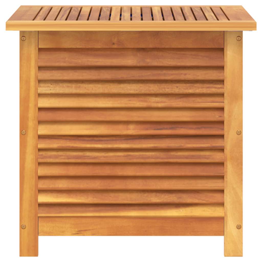 Garden Storage Box with Louver Outdoor Patio Furniture Solid Wood Acacia vidaXL - Picture 11 of 48
