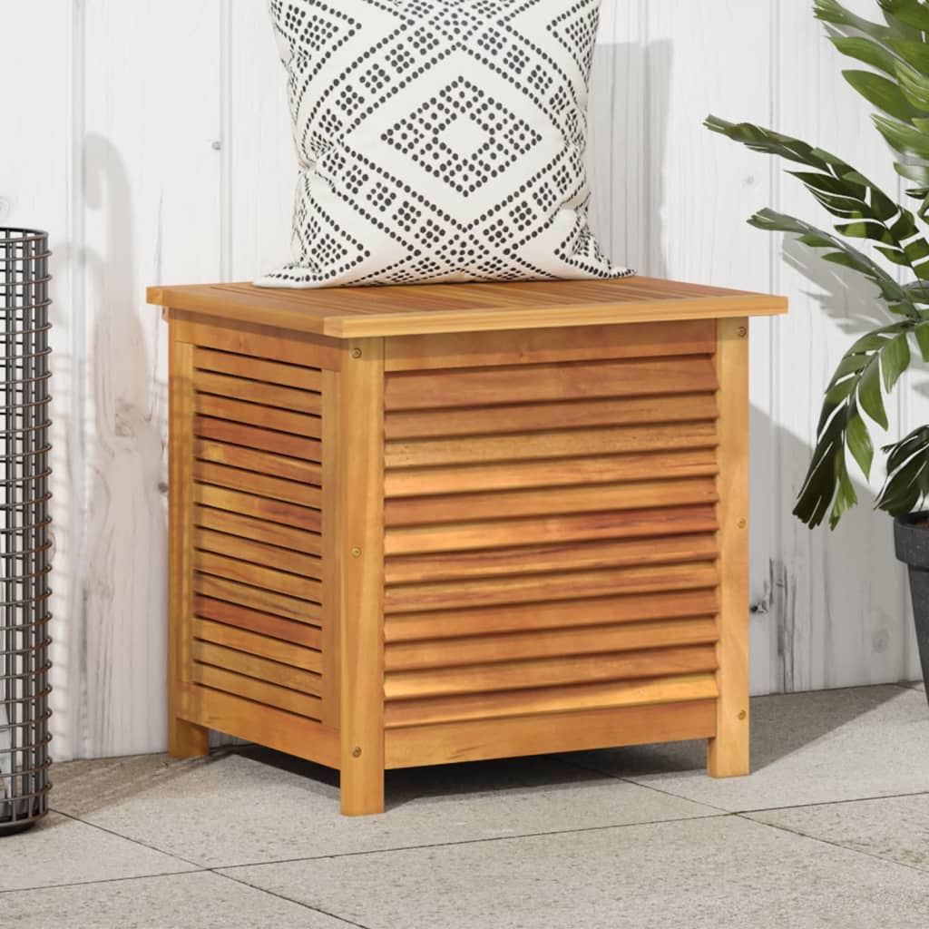  Garden Storage Box with Louver Outdoor Storage Box Solid Wood Acacia vidaXL