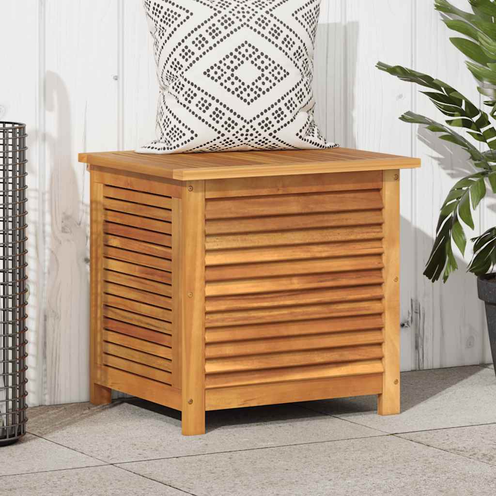 vidaXL Gartenbox mit Lüftungsschlitzen 60x50x56 cm Massivholz Akazie