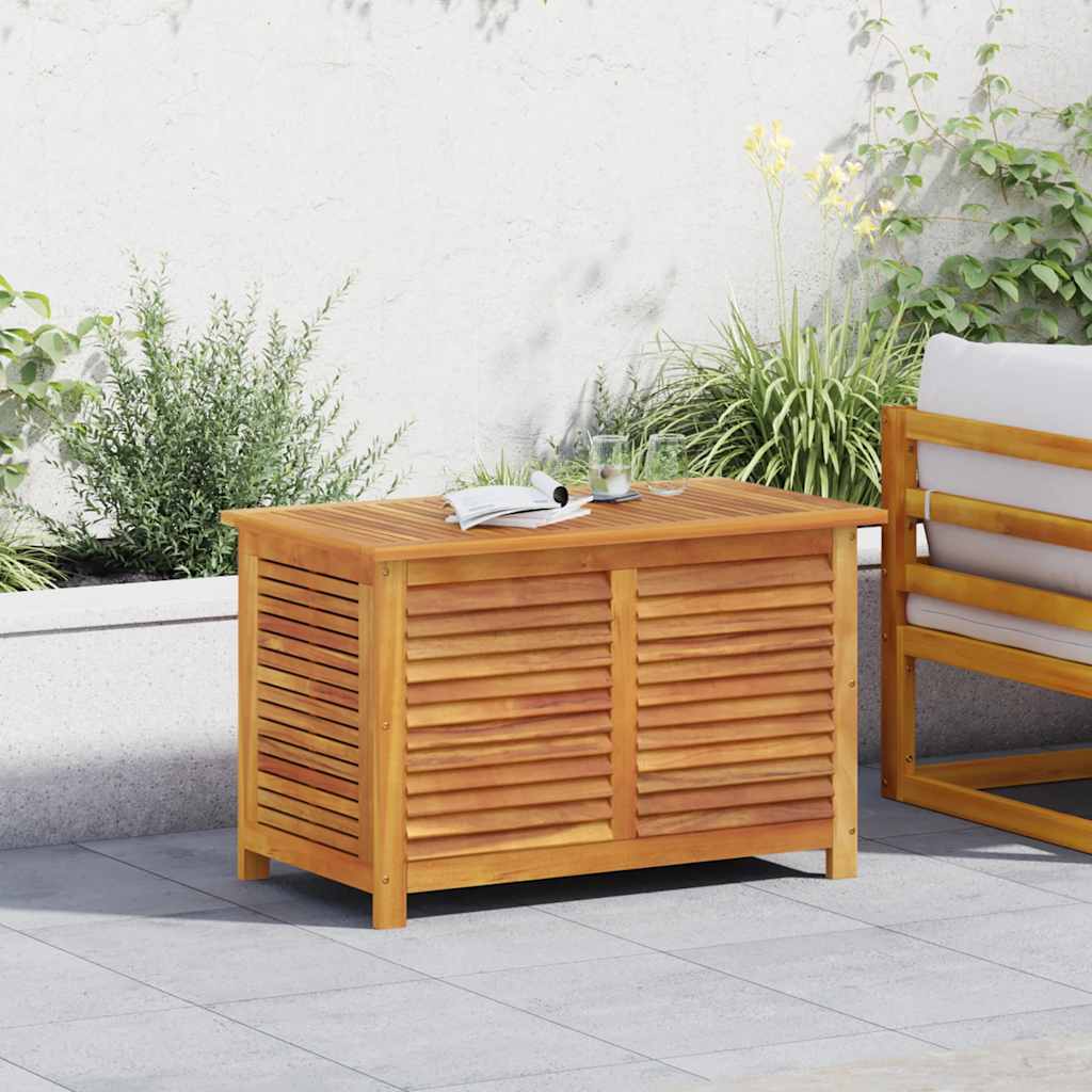 Thumbnail - vidaXL Gartenbox mit Lüftungsschlitzen 90x50x56 cm Massivholz Akazie