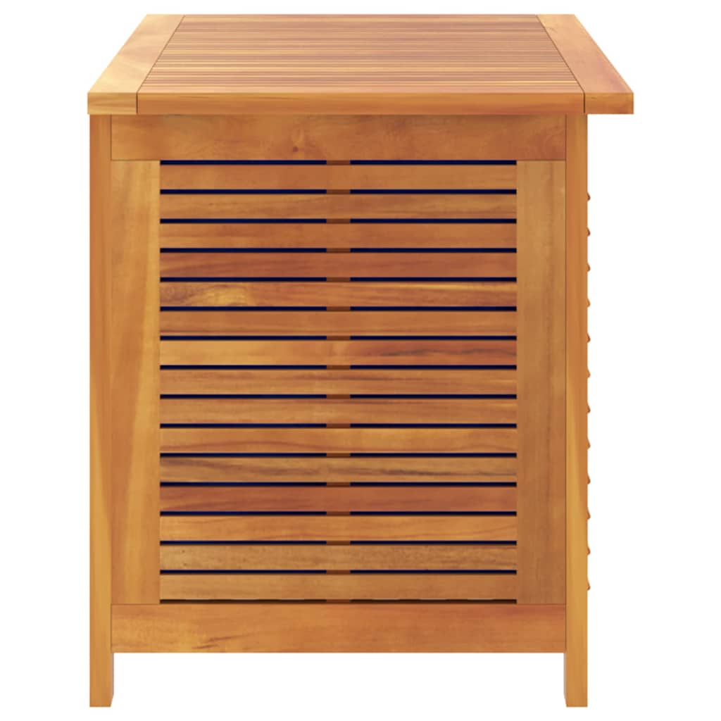 Garden Storage Box with Louver Outdoor Patio Furniture Solid Wood Acacia vidaXL - Picture 23 of 48