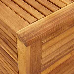 Zahradní úložný box s lamelami 90 x 50 x 56 cm masivní akácie - obrázek 10