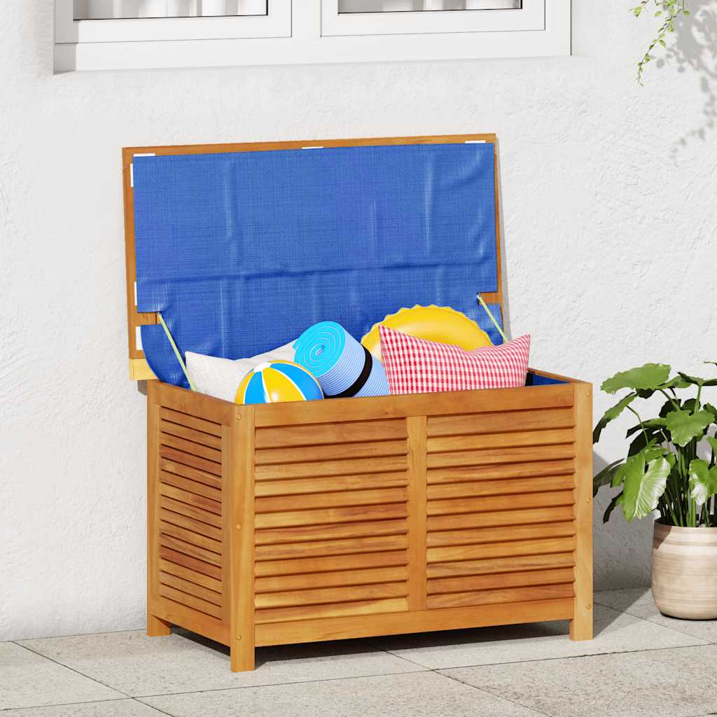 vidaXL Gartenbox mit Lüftungsschlitzen 90x50x56 cm Massivholz Akazie